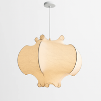 Nordic minimalist silk chandelier for modern décor