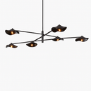 lustre en verre suspension métal hauteur réglable éclairage
