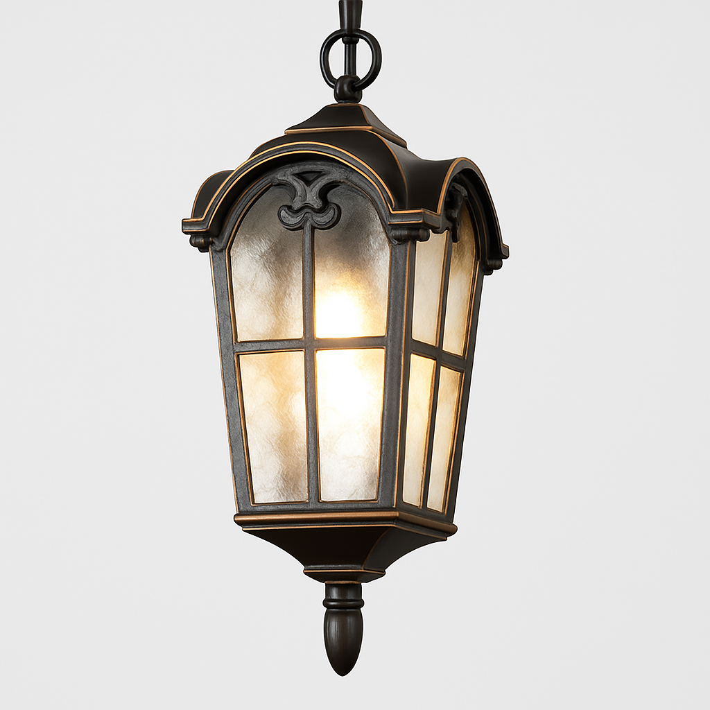 lustre extérieur étanche rétro pour jardin et entrée