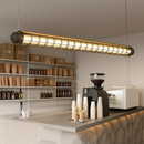 lustre industriel rétro en métal avec lumière led