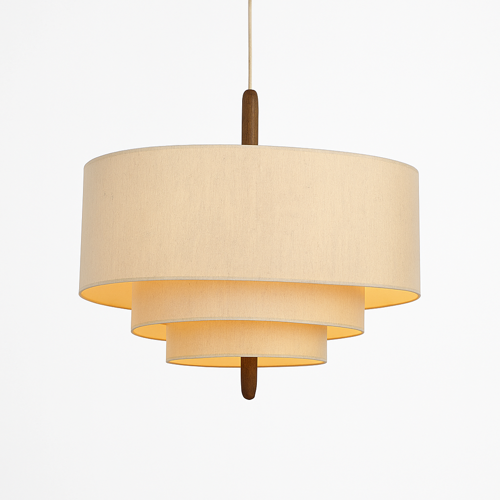lustre japonais suspendu style rétro pour salon et restaurant - vue 4 sur 9