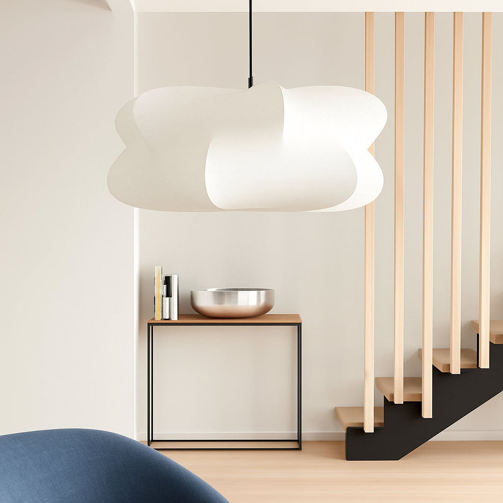 lustre japonais wabi sabi pour décoration intérieure élégante - vue 4 sur 7