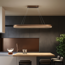 Modern dimmable LED ring chandelier minimalist decor