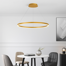 Minimalist nordic single ring LED chandelier