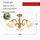 Lustre à LED avec abat-jour en fleurs