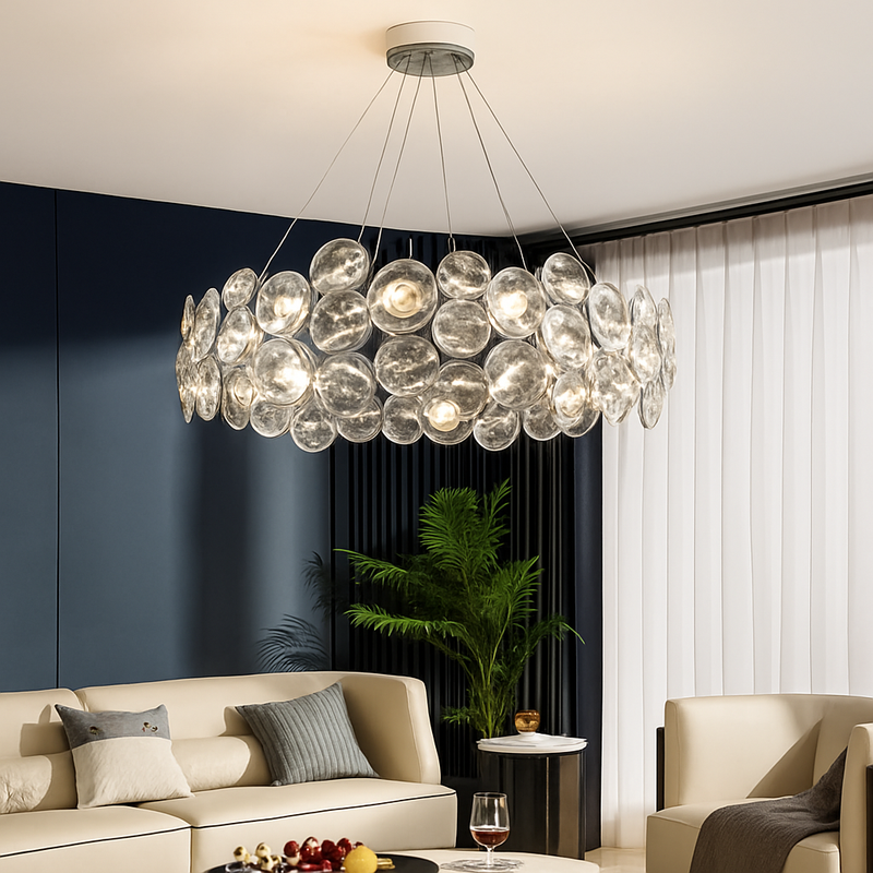 Lustre LED cristal salon moderne chambre romantique salle manger