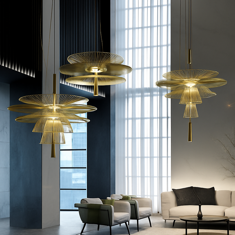 Lustre LED design nordique pour salon salle à manger cuisine Tables à manger barre lampe de chevet décor à la maison luminaire suspendu