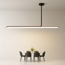 lustre led long moderne suspension décor luminaire suspendu