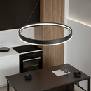 Modern minimalist LED ring chandelier decorative pendant