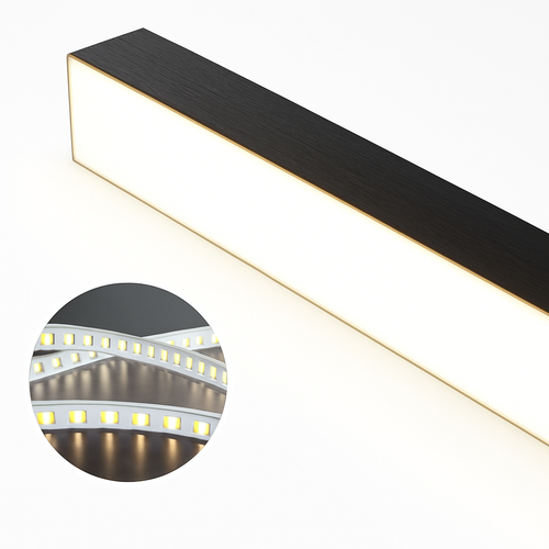 Modern minimalist LED chandelier for interior decor - vue 5 sur 14