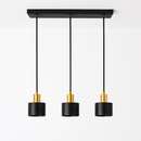 Minimalist trichromatic LED chandelier for interior decoration