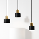 Minimalist trichromatic LED chandelier for interior decoration