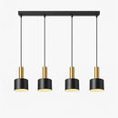 Minimalist trichromatic LED chandelier for interior decoration