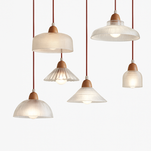 lustre led moderne nordique en verre style vintage minimaliste