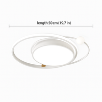 Lustre Led moderne plafonniers simples chambre chevet cuisine plafonnier étude éclairage intérieur à intensité variable