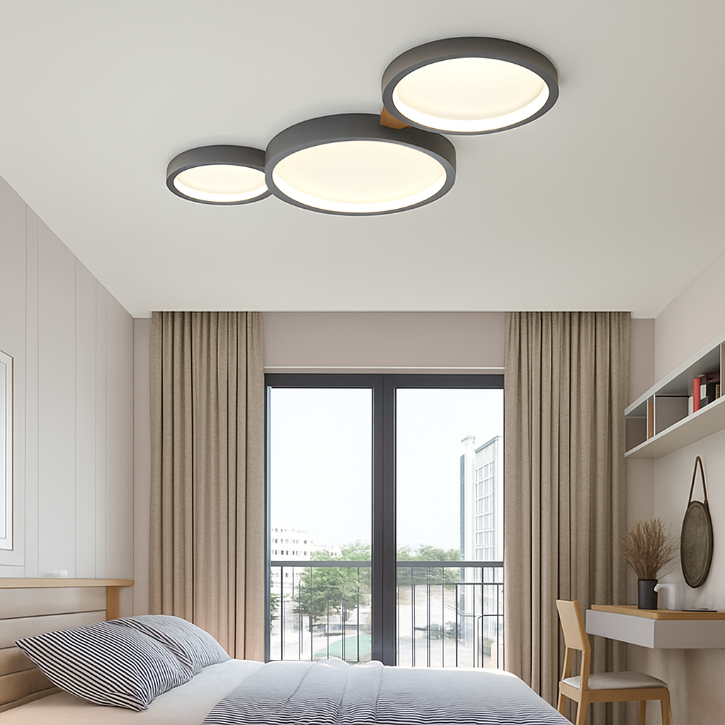 lustre led nordique pour salon balcon café bar vestiaire - vue 5 sur 25
