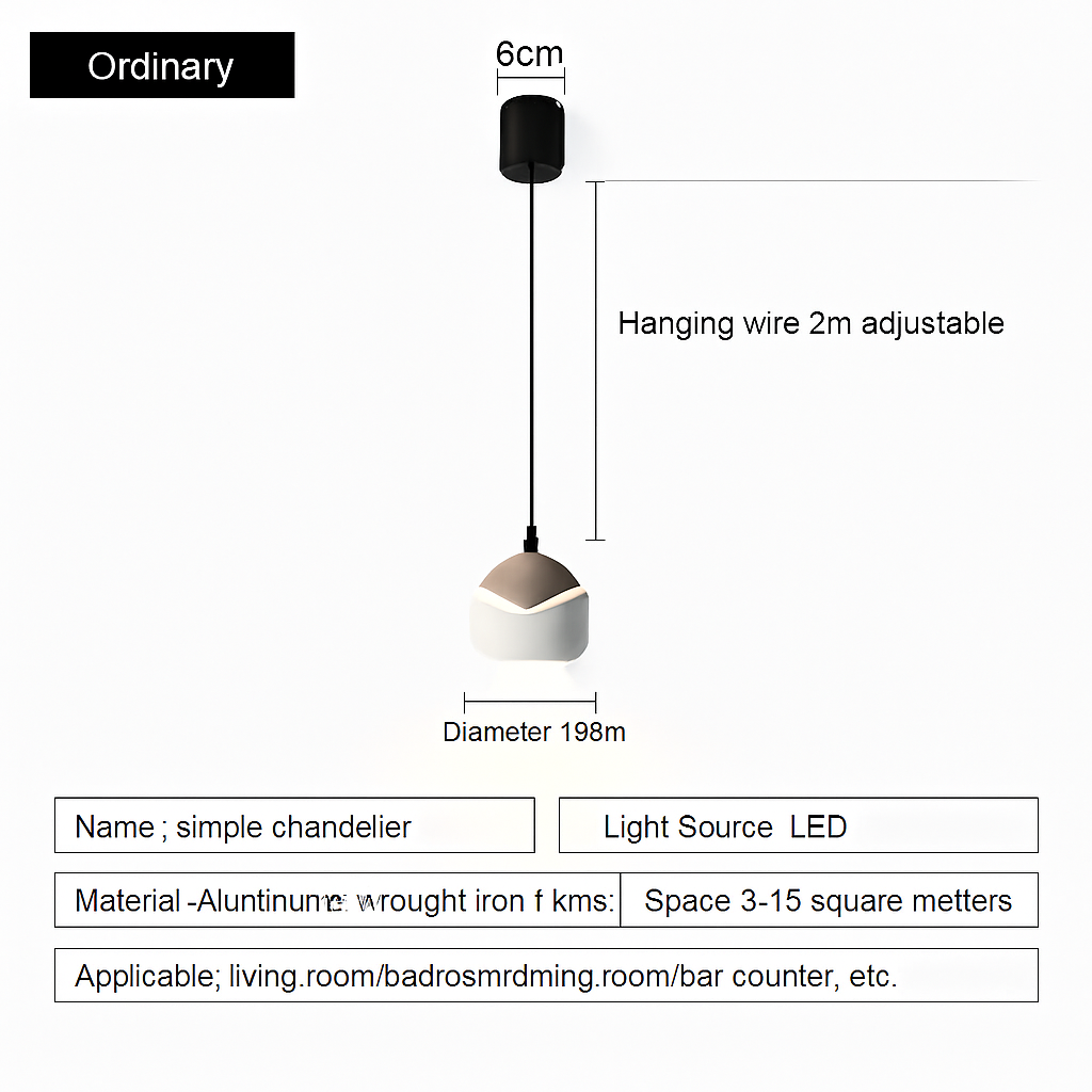 lustre à led pour une décoration moderne et élégante - vue 11 sur 11