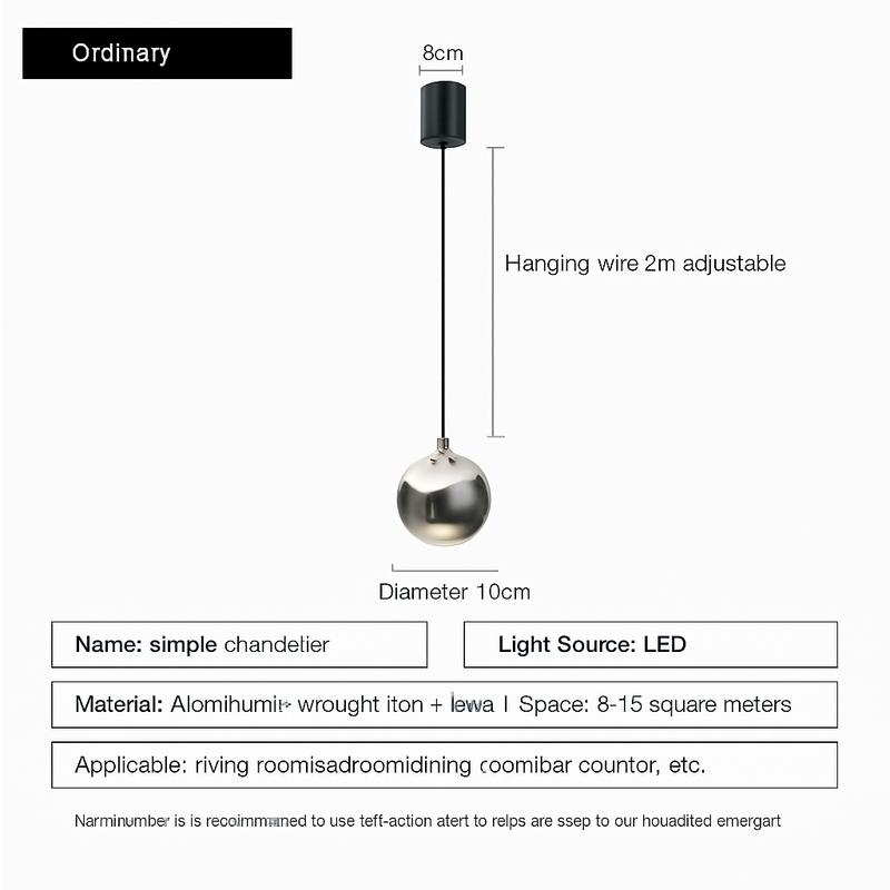 lustre à led pour une décoration moderne et élégante