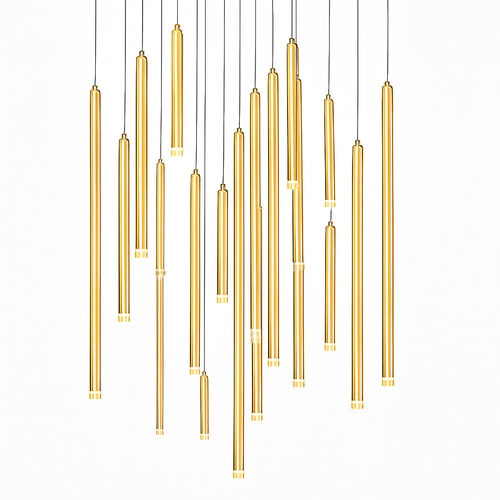 Lustre led suspendu design moderne pour villa loft hôtel