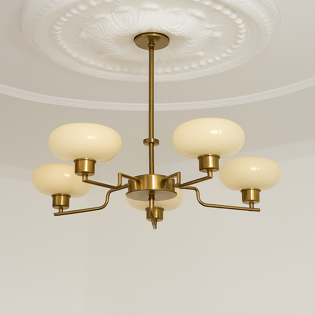 lustre led vintage style bauhaus éclairage suspendu créateur nordique - vue 3 sur 14