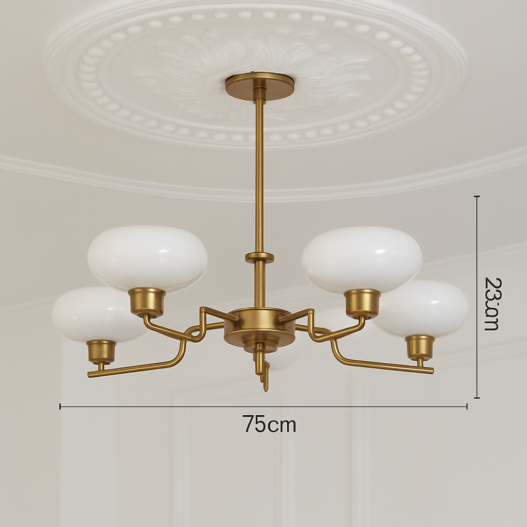 lustre led vintage style bauhaus éclairage suspendu créateur nordique - vue 13 sur 14