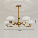 lustre led vintage style bauhaus éclairage suspendu créateur nordique