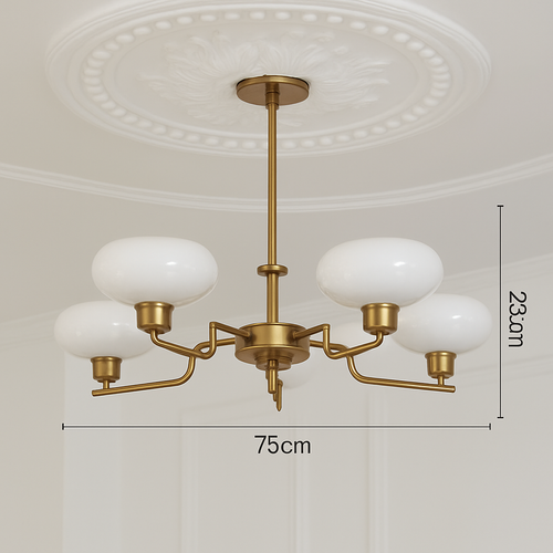 lustre led vintage style bauhaus éclairage suspendu créateur nordique
