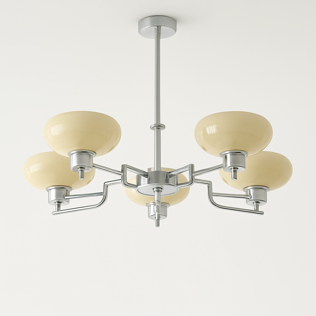 lustre led vintage style bauhaus éclairage suspendu créateur nordique - vue 4 sur 14