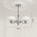 lustre led vintage style bauhaus éclairage suspendu créateur nordique