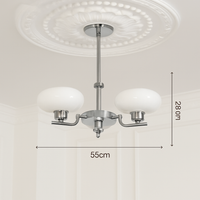 lustre led vintage style bauhaus éclairage suspendu créateur nordique