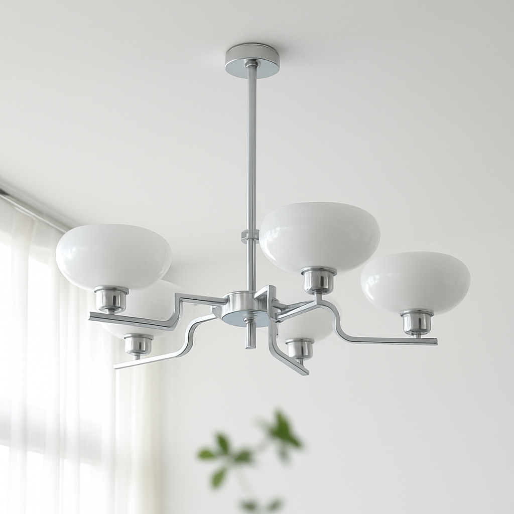 lustre led vintage style bauhaus éclairage suspendu créateur nordique - vue 9 sur 14
