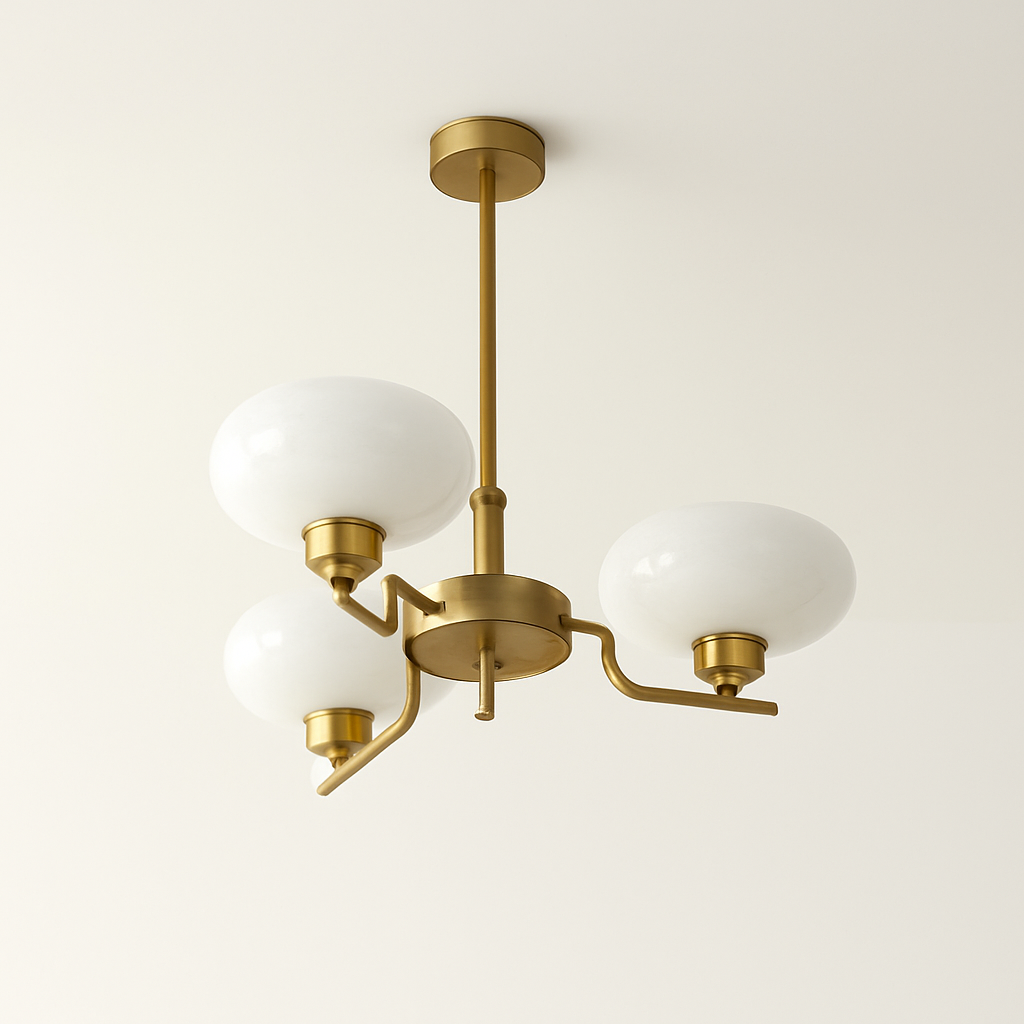 lustre led vintage style bauhaus éclairage suspendu créateur nordique - vue 10 sur 14