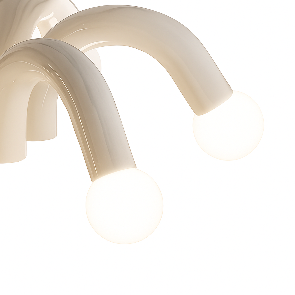 lustre métal art déco 	 disponible - vue 7 sur 8
