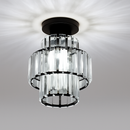 Minimalist black and gold chandelier for modern lighting
