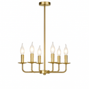 Modern minimalist LED candle chandelier
