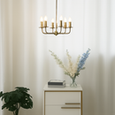 Modern minimalist LED candle chandelier