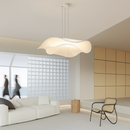 Minimalist Nordic fabric pendant light with lotus leaf design