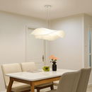 Minimalist Nordic fabric pendant light with lotus leaf design