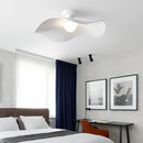 Minimalist Nordic fabric pendant light with lotus leaf design