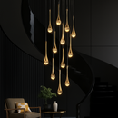 Modern crystal chandelier for creative and minimalist interior decor