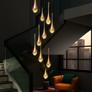 Modern crystal chandelier for creative and minimalist interior decor