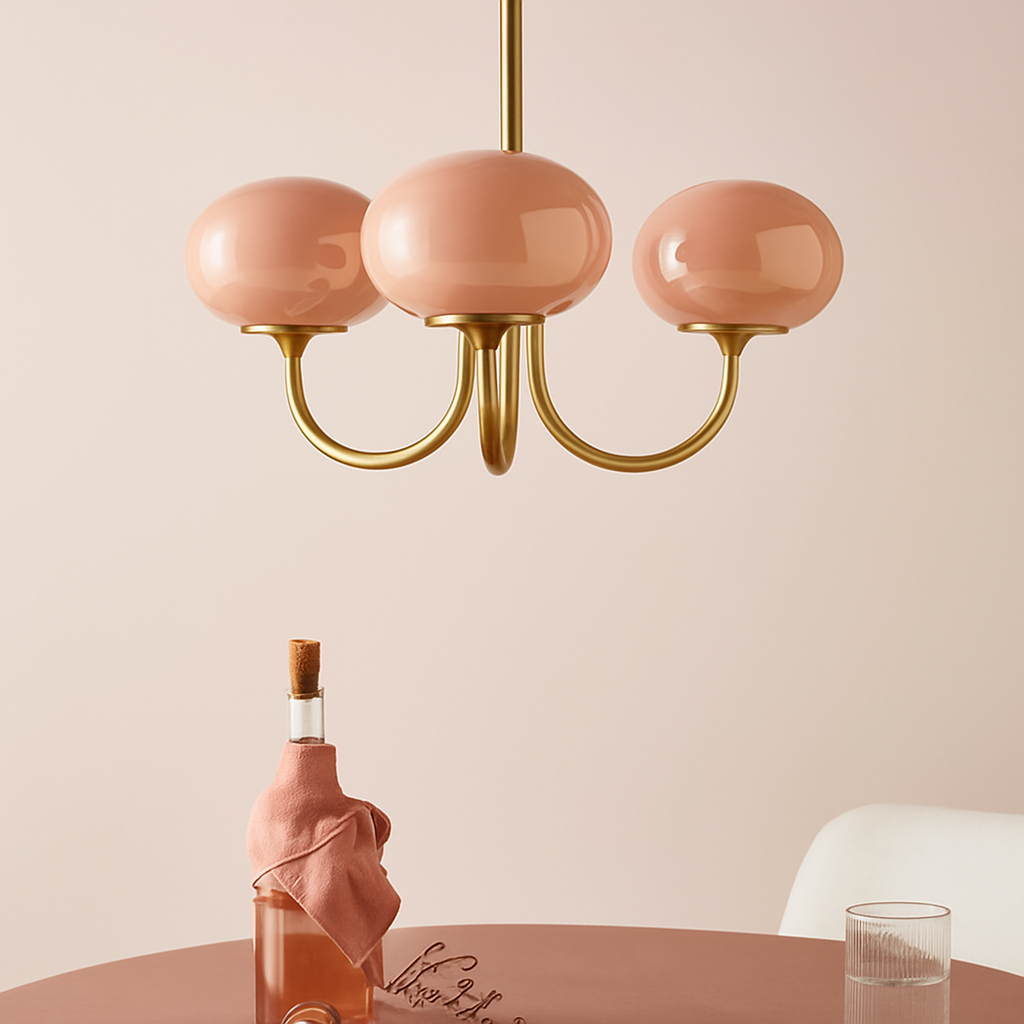 lustre moderne en verre pour décoration intérieure enfant - vue 4 sur 17