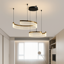 Modern circular minimal LED chandelier nordic design
