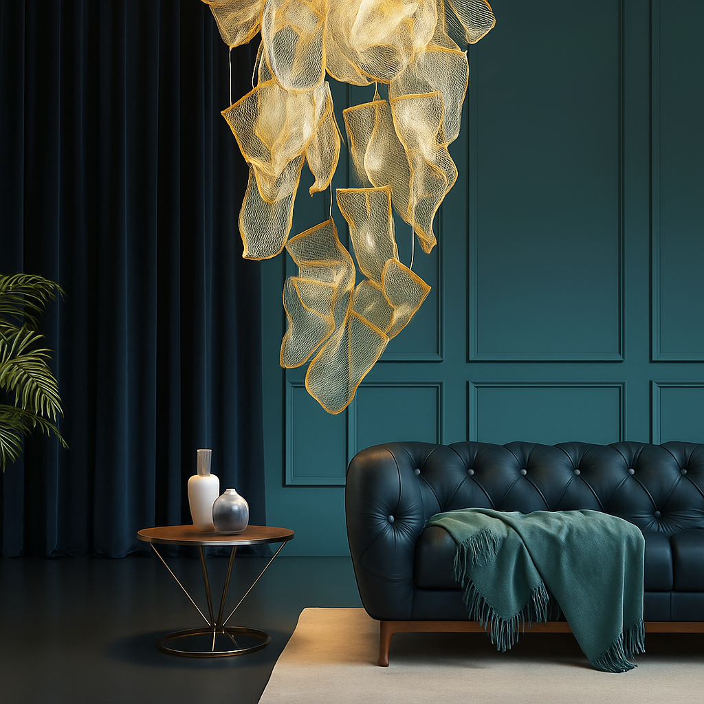 lustre moderne led pour duplex escalier bar et magasin de vêtements - vue 4 sur 15