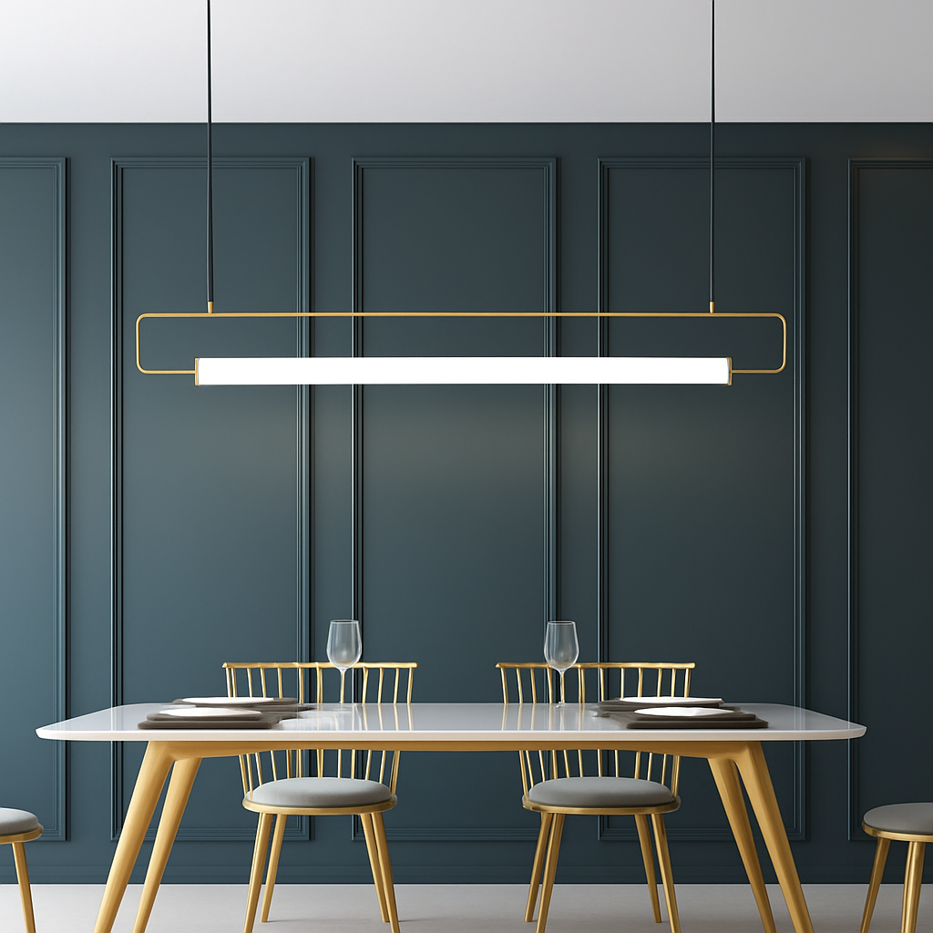 lustre moderne led suspendu lampara éclairage nordique - vue 6 sur 8
