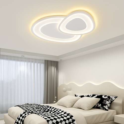 lustre moderne à leds pour décoration intérieure élégante et tendance