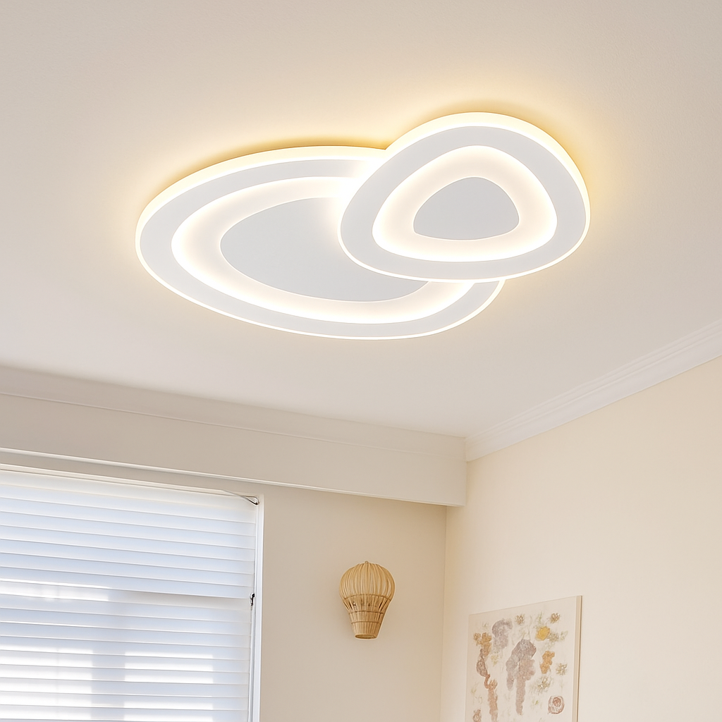 lustre moderne à leds pour décoration intérieure élégante et tendance - vue 5 sur 23