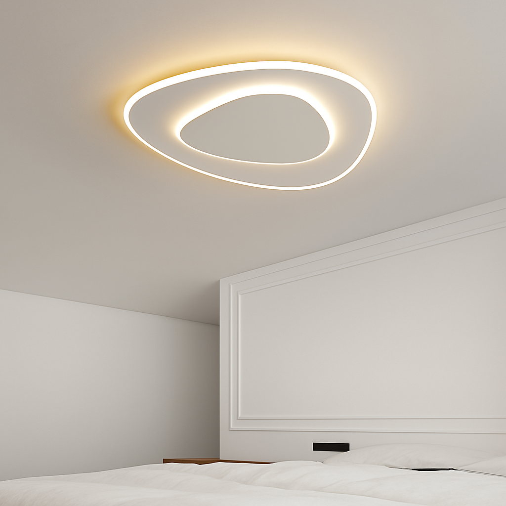 lustre moderne à leds pour décoration intérieure élégante et tendance - vue 7 sur 23