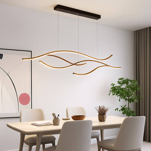 Modern minimalist chandelier for indoor use - vue 5 sur 11
