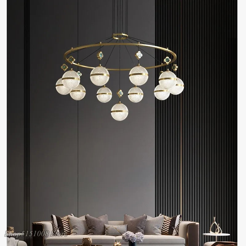 lustre moderne minimaliste en cristal luxueux 2021